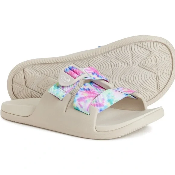 Chaco Shoes Chaco Kids Girls Chillos Slide Sandals Light Tie